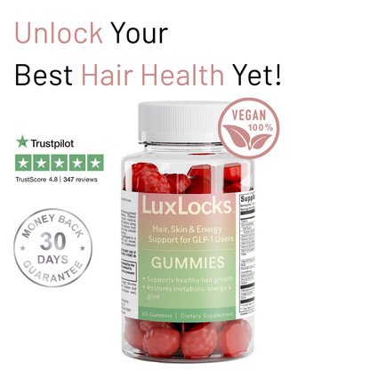 LuxLocks - All Natural Hair & Energy Complex for GLP-1 Users