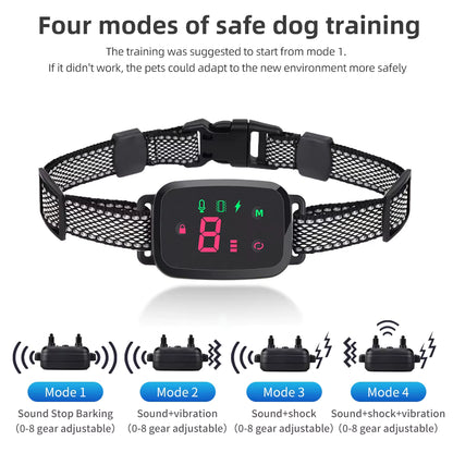 NoBark! Anti-Bark Collar - Train Your Dog to Stop Excessive (and embarrassing!) Barking in Less than 48 Hours