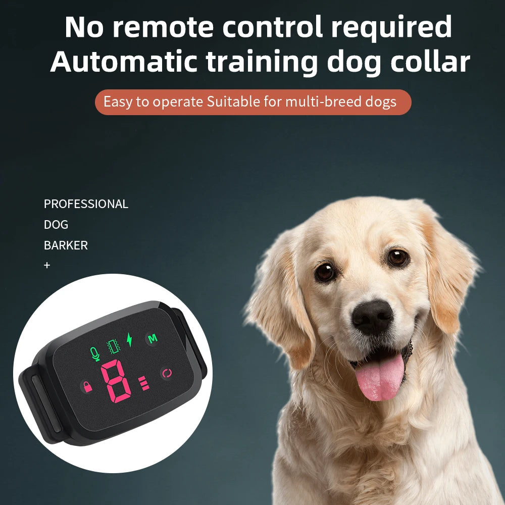 NoBark! Anti-Bark Collar - Train Your Dog to Stop Excessive (and embarrassing!) Barking in Less than 48 Hours