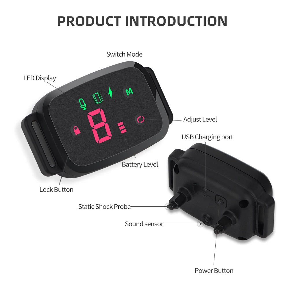 NoBark! Anti-Bark Collar - Train Your Dog to Stop Excessive (and embarrassing!) Barking in Less than 48 Hours