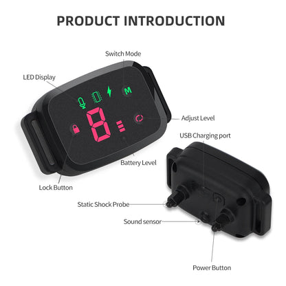 NoBark! Anti-Bark Collar - Train Your Dog to Stop Excessive (and embarrassing!) Barking in Less than 48 Hours